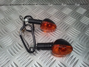 Black & Amber Indicator's from Triumph Custom Parts